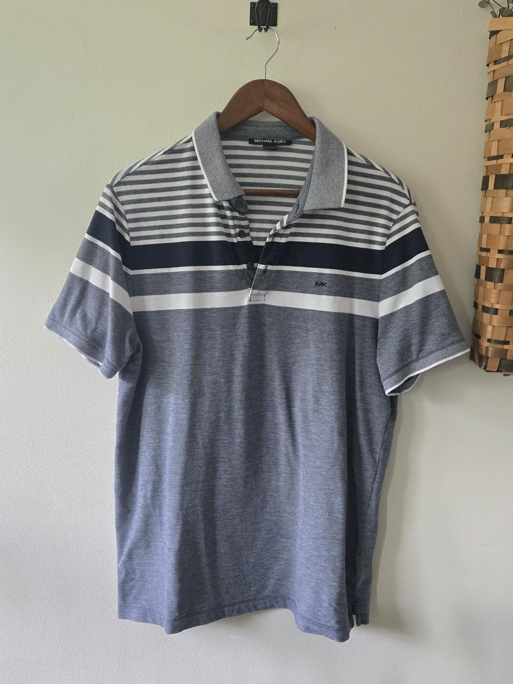 Michael Kors Men's Striped Polo